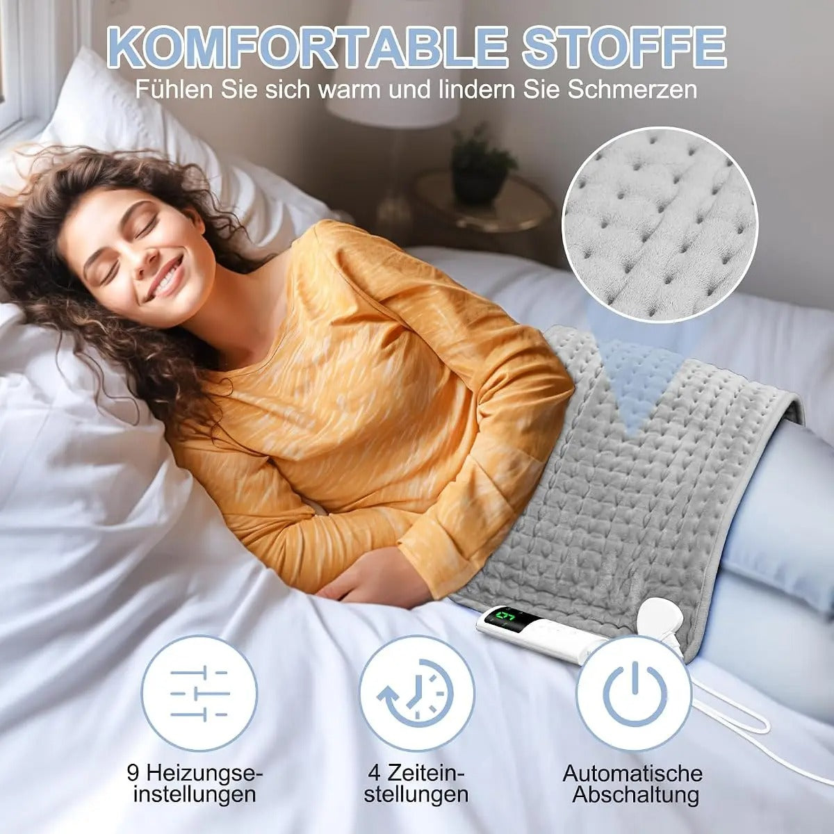 Coussin chauffant électrique chaud hiver physiothérapie
