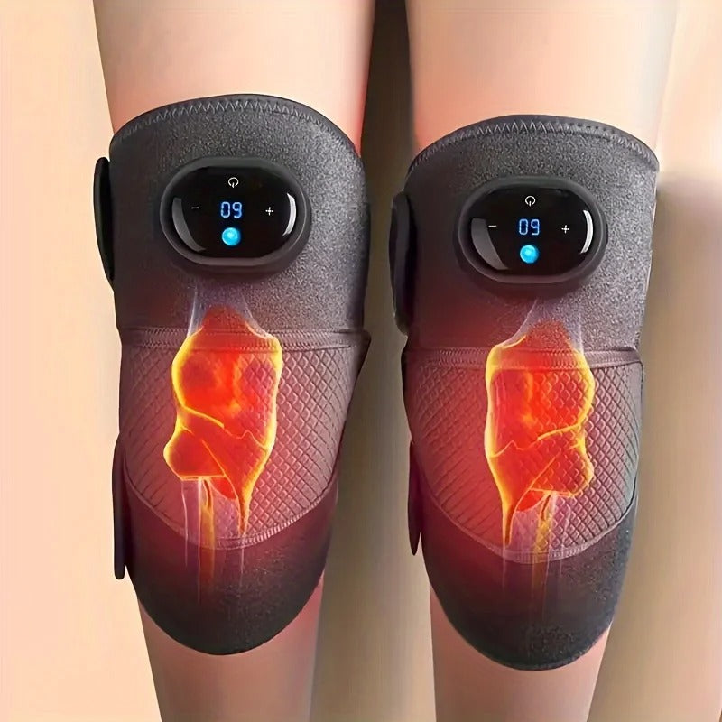 Appareil de massage chauffant 3-en-1  pour les genoux