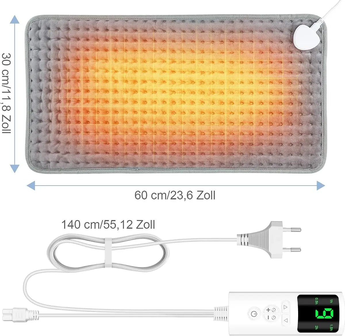 Coussin chauffant électrique chaud hiver physiothérapie