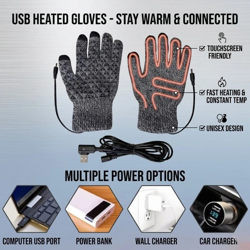 Gants chauffants électriques