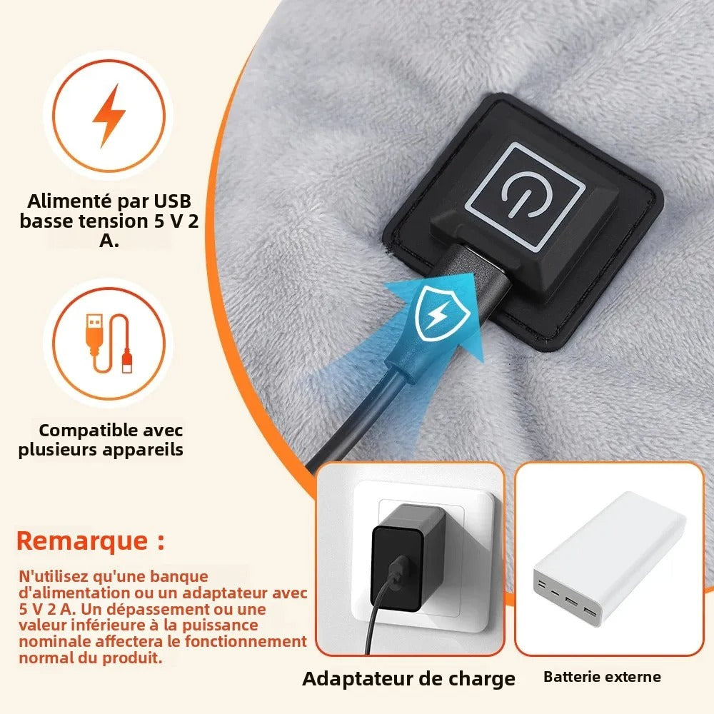 Coussinets chauffants électriques pour les épaules et le cou